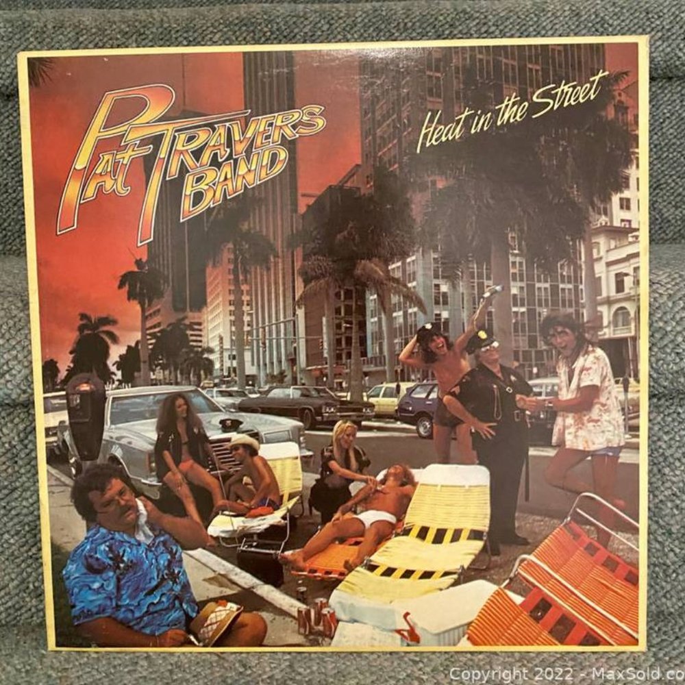 Pat Travers Band vinyl record - Heat in the Street